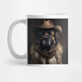 Cowboy Dog - Leonberger Mug